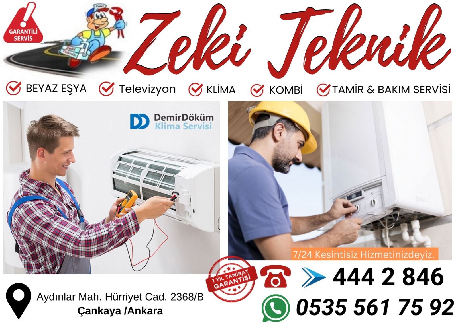 Demirdöküm Servisi Balgat
